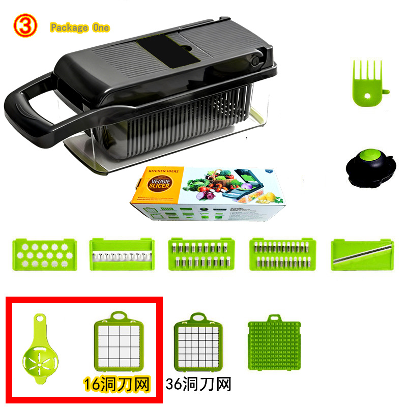 Cortador de verduras multifuncional cortador de verduras duradero ajo cebolla raspador de papas accesorios de cocina para el hogar