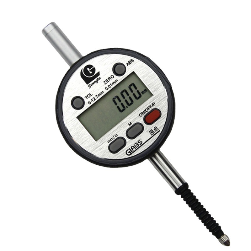 批发代理 广陆绝对原点数显百分指示表0-10 12.7 电子百分表现货