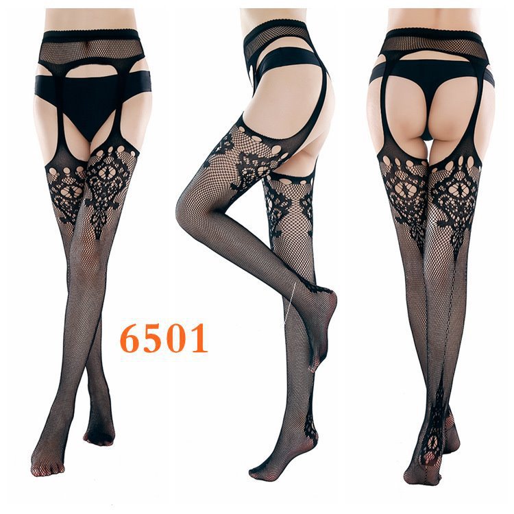 Sexy lingerie fishnet stockings body sto...