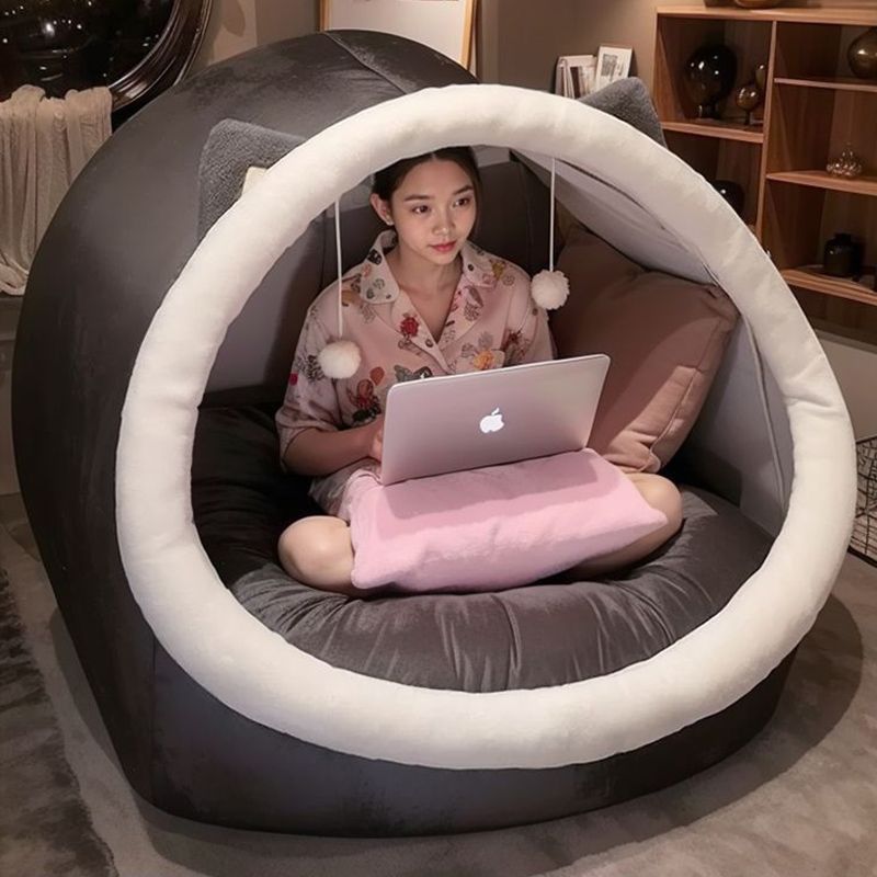 Human Doghouse Giant Cat Nest Children's Lazy Sofa Nest Female Sleeping Bedroom Cartoon Large Adult Monster Bed