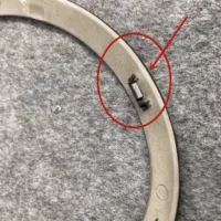 Подходит для BMW Mini R55R56R60F55F56 гальванической рамки фары яркая пряжка с зажимом 51132752145
