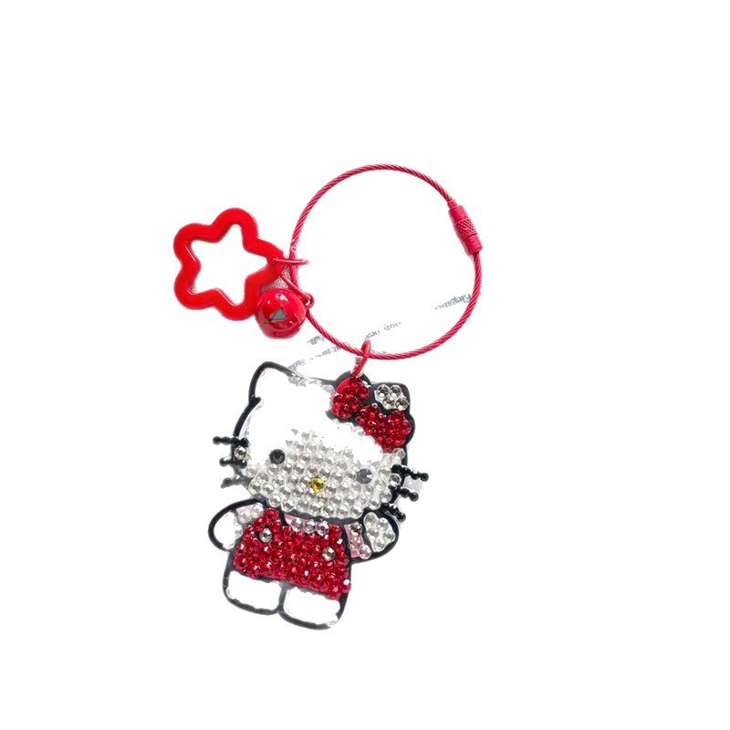 时尚创意卡通可爱猫咪钥匙扣迷你挂件百搭学生少女包包挂饰批发|undefined