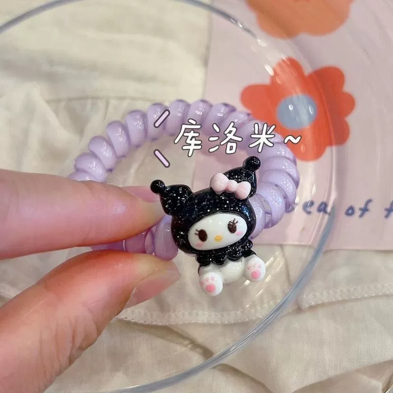 Sanrio, милый резинка для волос, телефон, высокоэластичный чехол для подруги