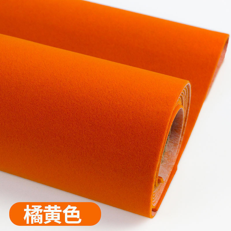 厚みのある粘着性の裏地付き自己粘着フランネル黒暗号化された粘着性植毛生地粘着性カウンターフランネル黒フランネルディスプレイ|undefined