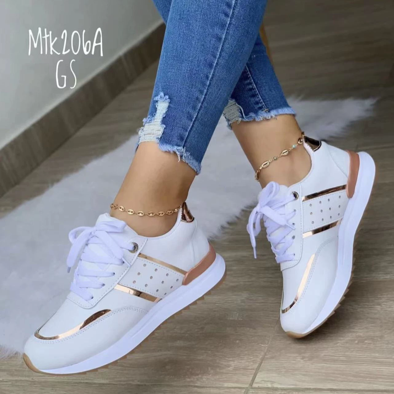 Sports footwear for leisure platform, European style, plus size