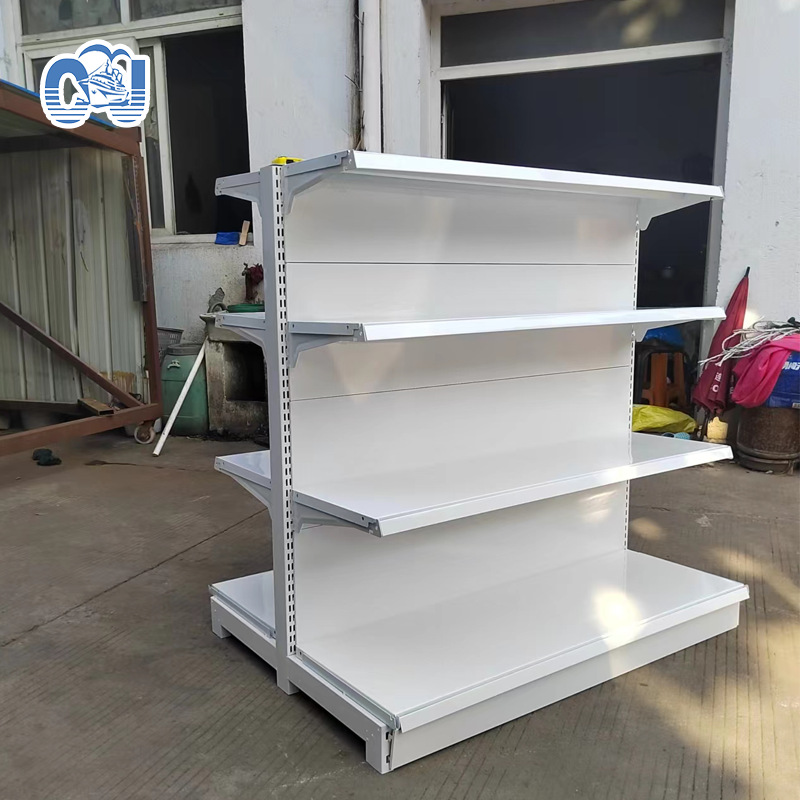 Venta directa de fábrica tablero trasero plano personalizado estante de tablero de agujero centro comercial estante de supermercado productos de exhibición tienda de conveniencia de un solo lado