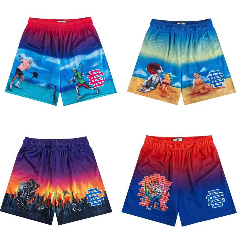 EE New American Sports Trend Running Quick-drying Four-point Shorts Loose Training Casual Shorts Men's Factory Daifa EE New American Sports Trend Running Quick-drying Four-point Shorts Loose Training Casual Shorts Men's Factory Daifa