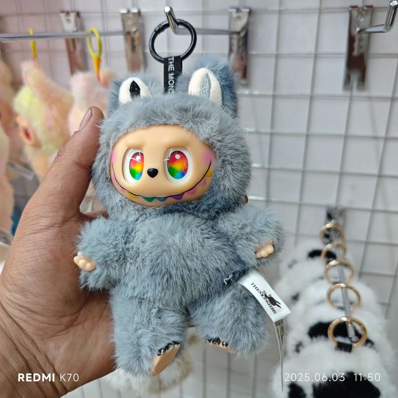 ソースメーカー labubu ペンダント labubu ビニールぬいぐるみ男性インターネット有名人キーホルダーバッグぬいぐるみ|undefined