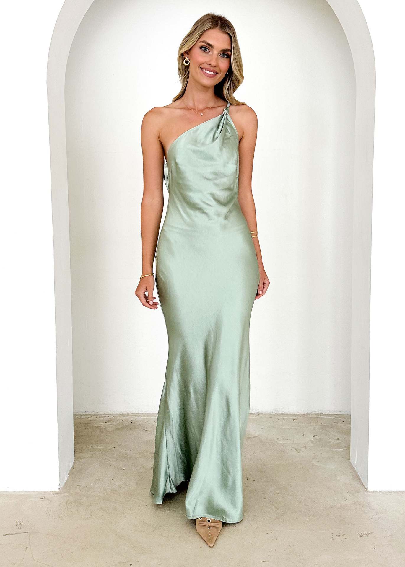 Trend Sexy Diagonal Collar Sling Backless Party Slim Fit Dress Women