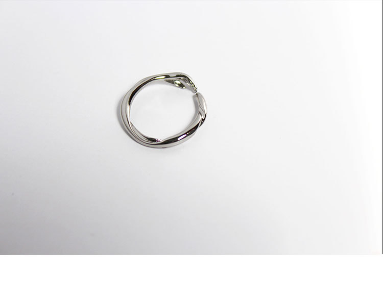 Fashion Geometric Copper Plating Open Ring 1 Pair