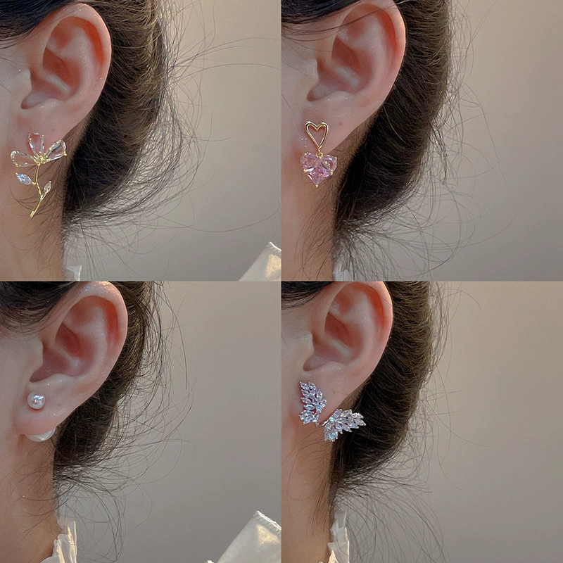 Retro Earrings, French Retro Style, Multiple Color Options, Wholesale Pack