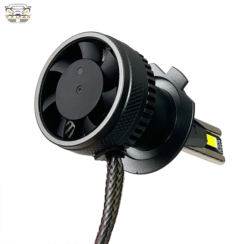 Accesorios de lámparas de automóviles LED transfronterizos adecuados para 9005 h4 lente de doble luz convergente de largo y cercano faro image 5