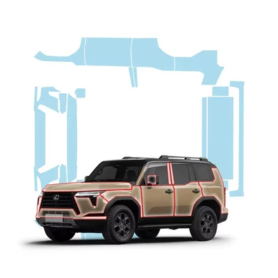 24-26 Models Lexus Gx Invisible Car Cover Tpu Pre-Cut Paint Protection Film for Specific Vehicles, Anti-Scratch