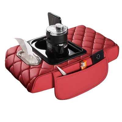water cup holder multifunctional central, Armrest box pad