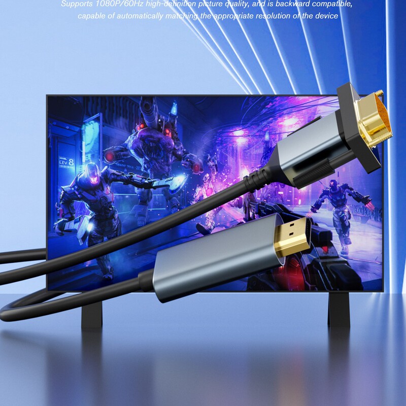 Manufacturer's in-stock HDTV to VGA cable, HDTV-VGA cable, HDTV to VGA high-definition video adapter cable Manufacturer's in-stock HDTV to VGA cable, HDTV-VGA cable, HDTV to VGA high-definition video adapter cable