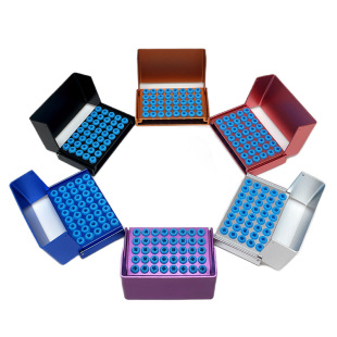 Dental with silicone aluminum alloy 40-hole high and low speed needle rack disinfection box oral consumables can be sterilized needle