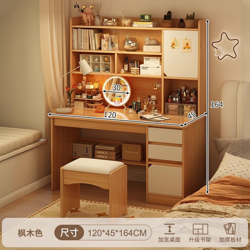 Escritorio de computadora, comedor, dormitorio simple, escritorio moderno, mesa de maquillaje, gabinete de maquillaje, espejo de cama, nuevo