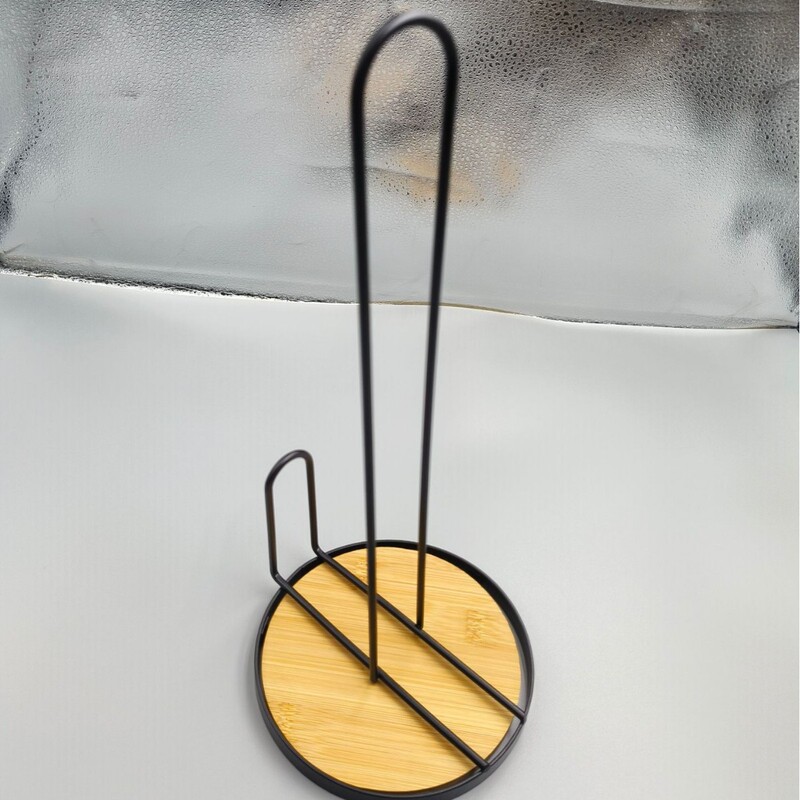 Cross-Border Supply of Nordic Simple Style Paper Towel Holder for Kitchen Special Iron Punch-Free Paper Towel Roll Holder for Home Storage