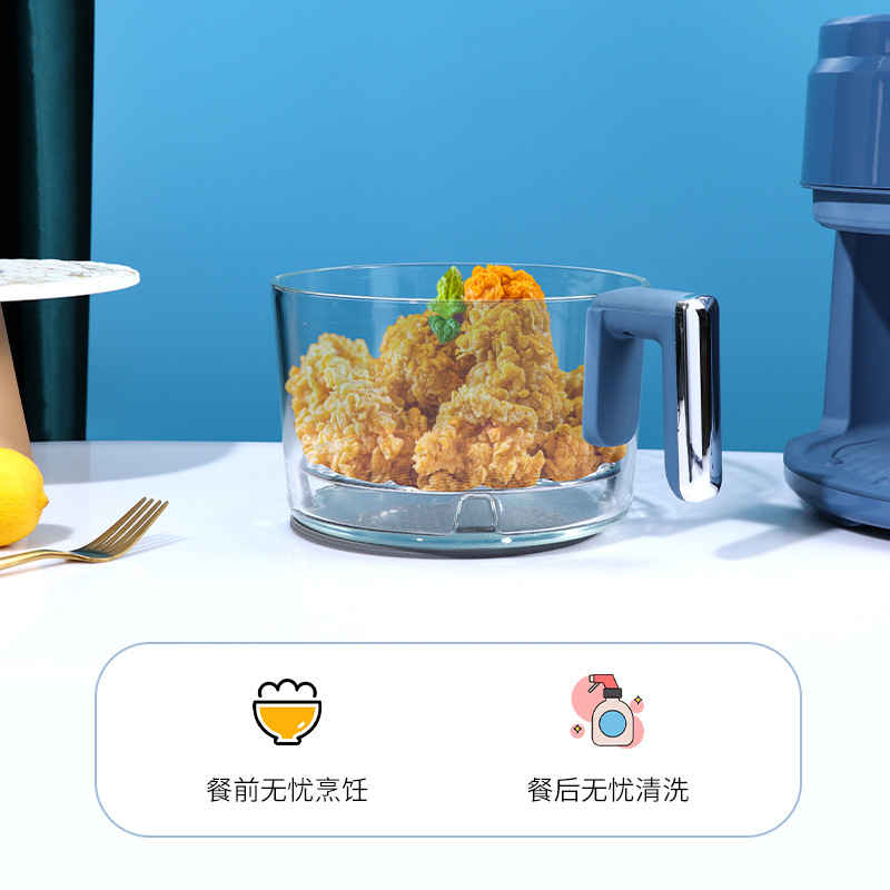 家用新款可视空气炸锅多功能大容量电烤箱一体机无油全自动电炸锅