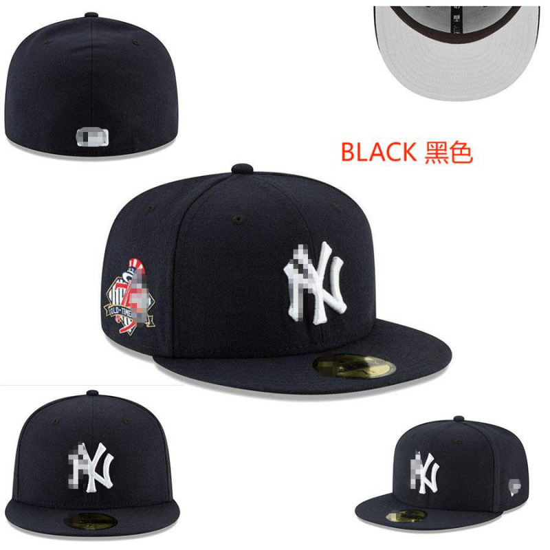 外国貿易の新しいクローズドキャップ男性と女性のヒップホップ刺繍サイズキャップ MLB 野球帽屋外日焼け止め防風帽子|undefined