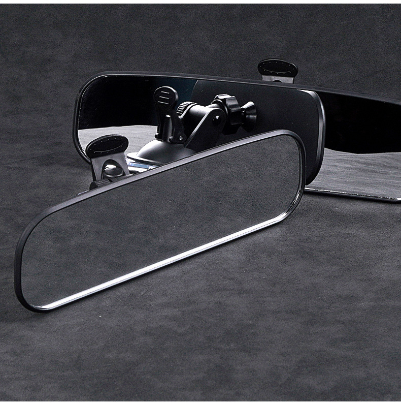Car Interior Rearview Mirror Suction Cup Mirror Modification for Coach Buses, Auxiliary Blind Spot Wide-Angle Reversing Mirror, Blind Spot Assist