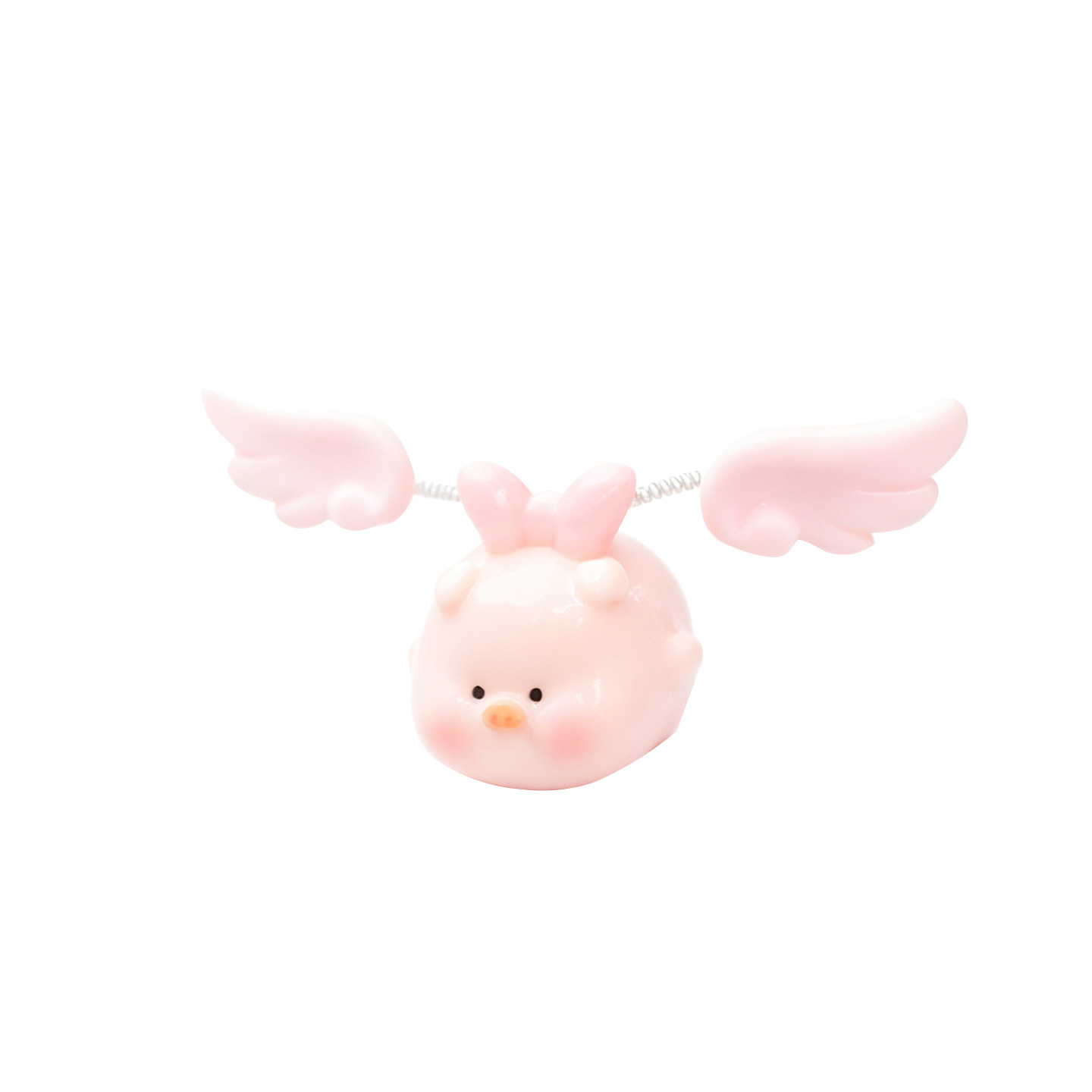 Mini lindo swing flying cerdo adornos de automóvil curar la consola central pequeñas adornos descomprimir artefactos mágicos