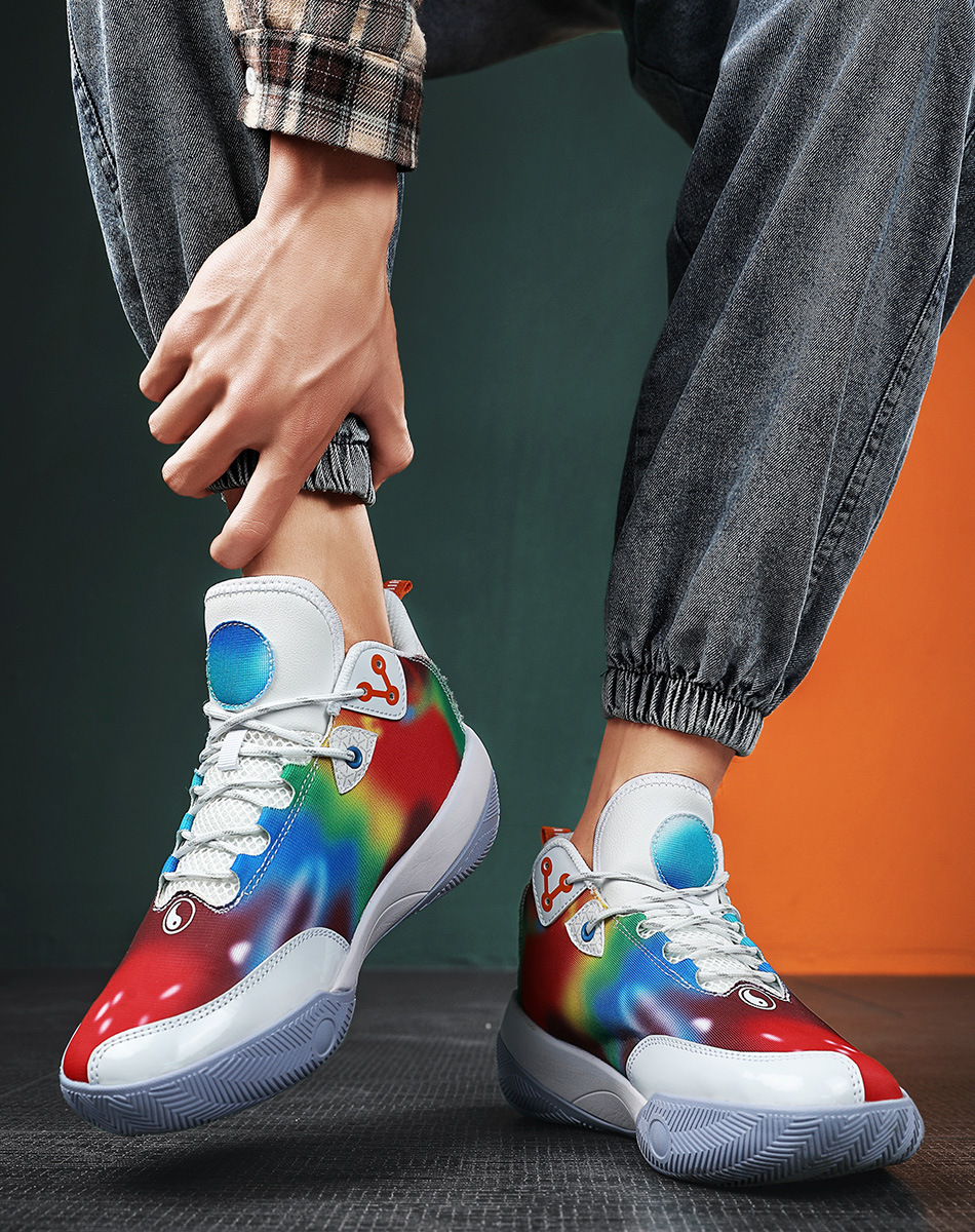 Mirage Basketball Shoes Men's Wade Breathable Real Anti-skid Wear-resistant Children's Sports Shoes_desvips.com