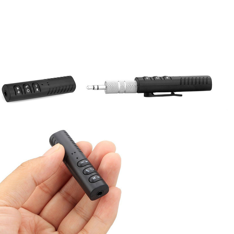 Lavalier 3.5mm Bluetooth Receiver Car Bluetooth Hands-Free Audio Receiver Portable Mp3 Music Player