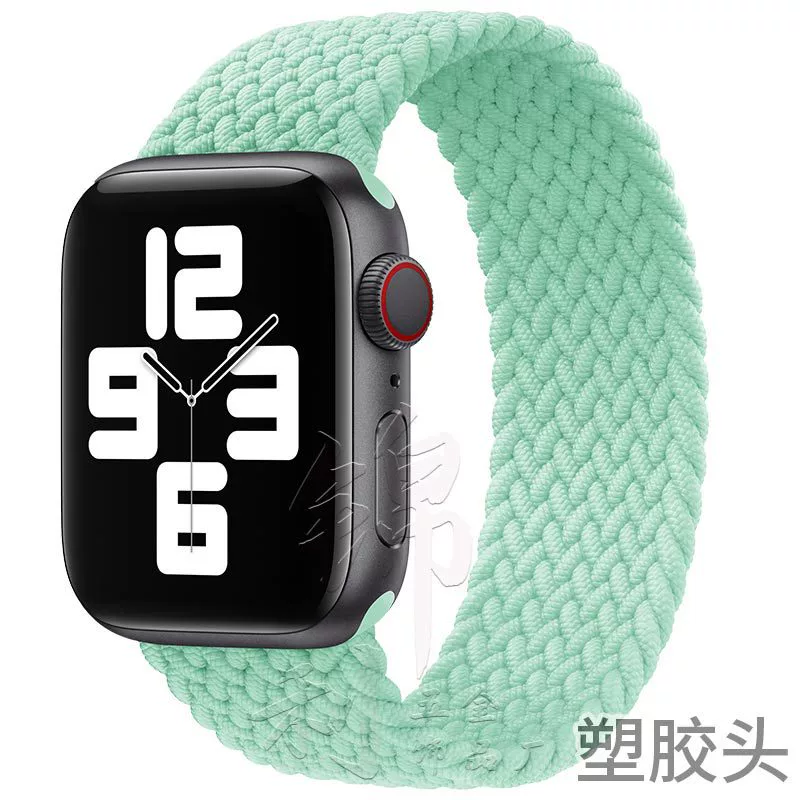 Ремешок для часов (Apple) нейлоновый тканый эластичный однослойный, 22 мм пластиковый разъем, длины 125–165 мм