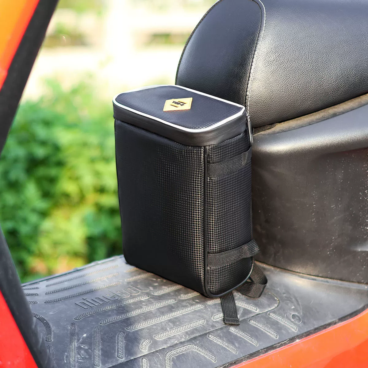 Сумка для хранения подвесных предметов, подвесная сумка для электромобиля, прочная передняя универсальная водонепроницаемая сумка для подушки сиденья для скутера.