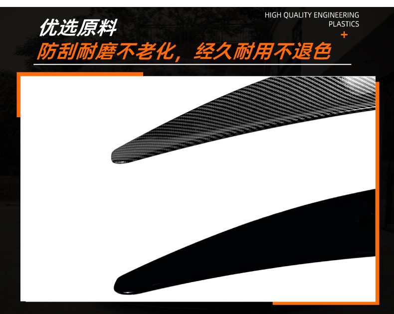 Suitable for Audi A5 S5 F5 Coupe 2017-2024 Roof Wing, Rear Wing, Spoiler, Fixed Wind Wing Modification