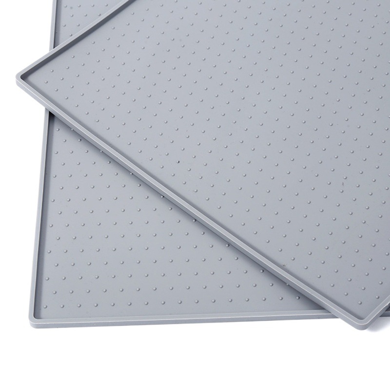 Estera de aislamiento de silicona transfronteriza estera de gato y perro estera antideslizante para mascotas estera impermeable mantel de silicona mantel individual de silicona