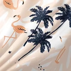 Vacaciones casuales para hombres malla suelta transpirable manga larga botón cuello POLO camisa venta caliente playa cocotero impresión 3D