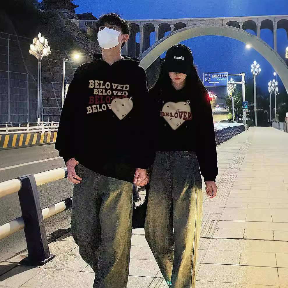 같은 특별한 연인 의류 조끼 봄과 가을 2024 새로운 겨울 의류 높은 감각 이른 가을 슈퍼 파이어 코트