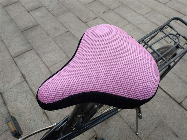 Bicycle universal seat cover cushion cover heat insulation sunscreen breathable electric bicycle riding cushion cover comfortable Q