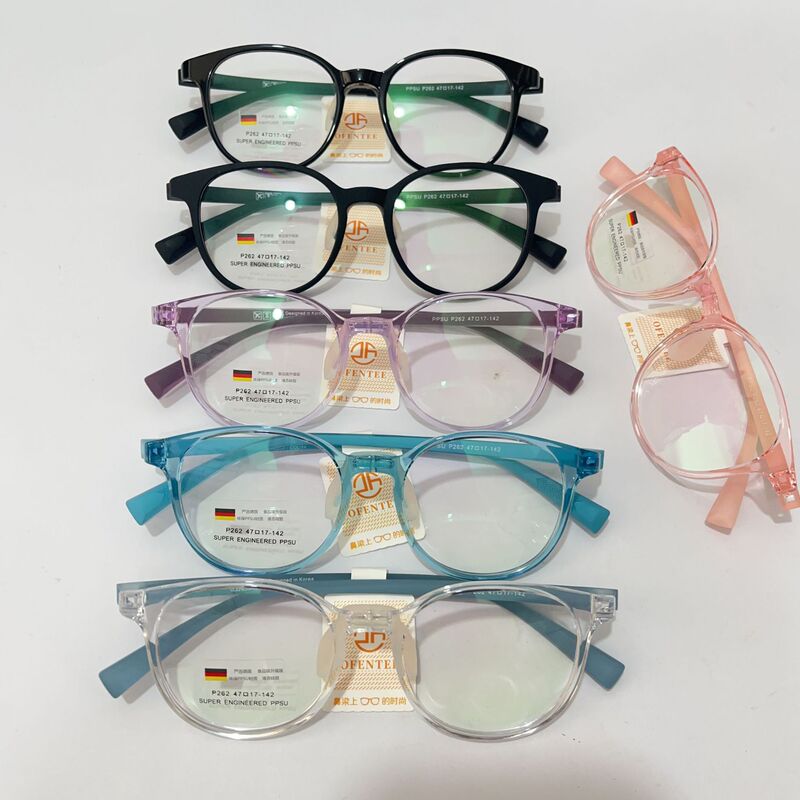Ultra-light children TR90 adolescent students PPSU liquid silicone without screws can be equipped with myopia amblyopia glasses frame