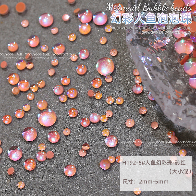 H192-6# aurora brick red size mix [2-5mm] 1
