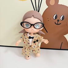 Zsiga嘎子姐玩偶衣服彩格领结西装套装1/8心之向往可动人偶着替潮