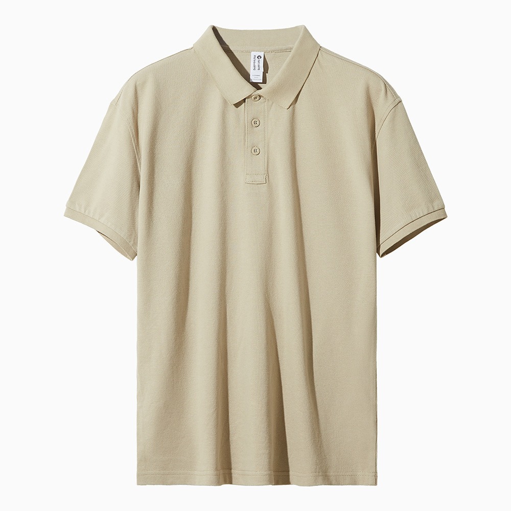 Polo cuidadosamente seleccionado, ropa de trabajo personalizada, camiseta de solapa de manga corta, logotipo impreso bordado, ropa de trabajo publicitaria, camisa cultural de verano