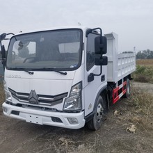 二手出口重汽豪沃4米2轻卡货车 5米2平板货车 集装箱运输车翻斗车