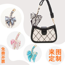 欧美跨境定制包包延长链蝴蝶结包带链条包挂链带子DIY包链调节加