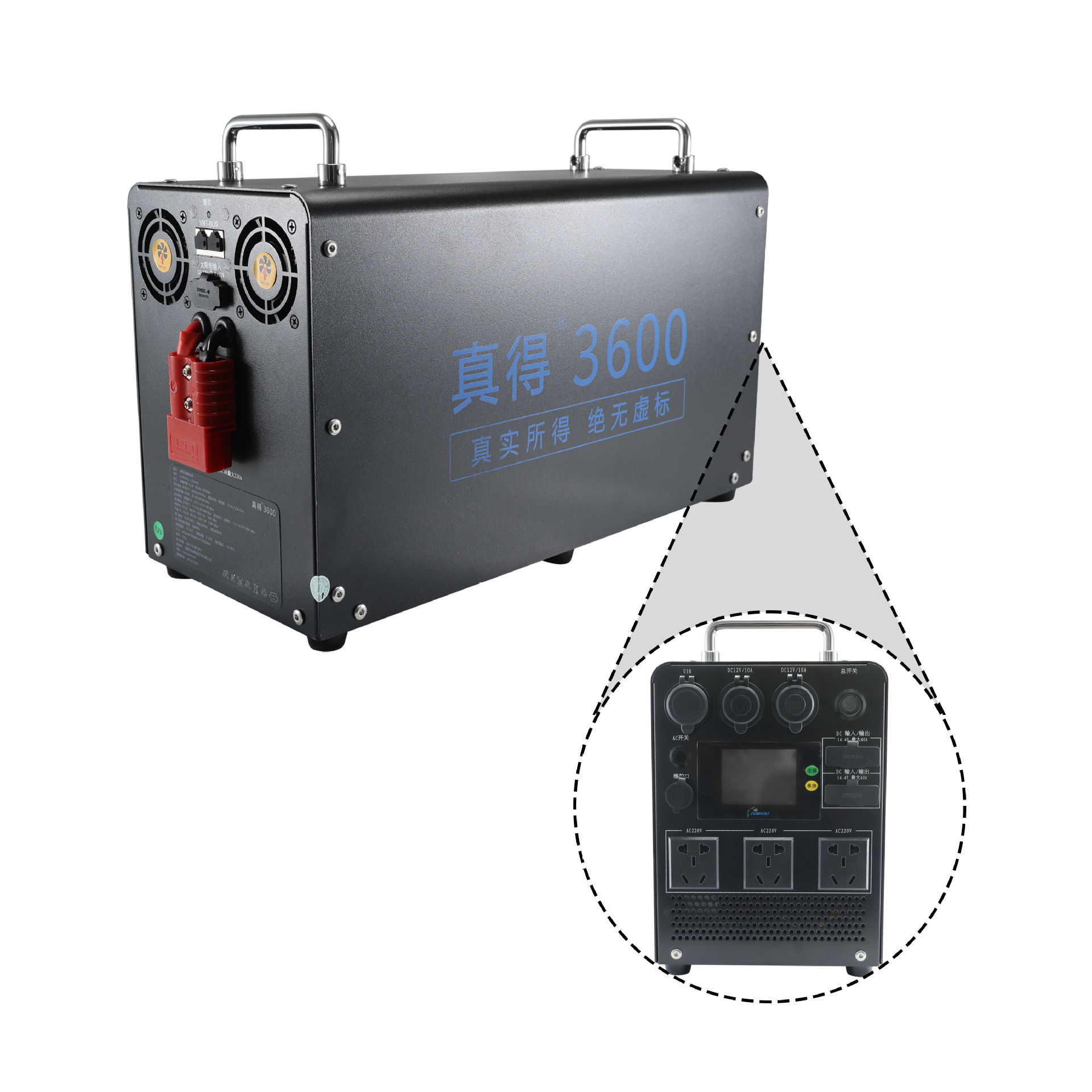 Original Solar Roof Plastic Luggage Box Photovoltaic Charging Mobile Power Supply Suitable for Sedan Suv Bed Car