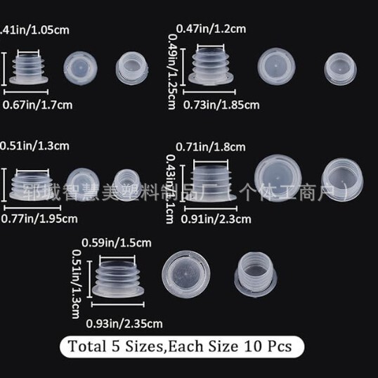 Transparent round plastic salt pepper bottle stopper plastic stopper replacement stopper bottle cap flowerpot bottle pipe flowerpot clogging Transparent round plastic salt pepper bottle stopper plastic stopper replacement stopper bottle cap flowerpot bottle pipe flowerpot clogging