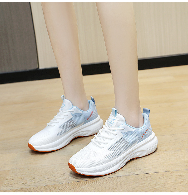 Women's Sports Solid Color Round Toe Sports Shoes display picture 10