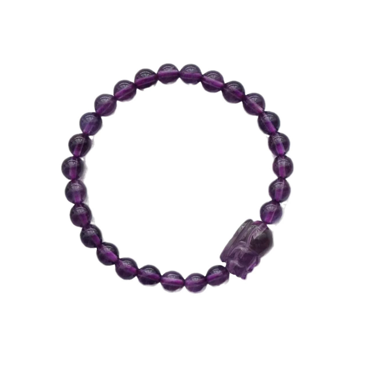 Органическое дизайнерское crystal bracelet with amethyst, Birthday gift
