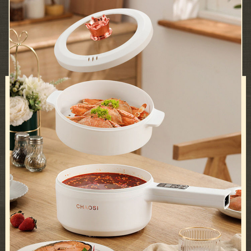 インテリジェント小型電気炊飯器、多機能麺、蒸し、ご飯、お粥、炒め物、鍋、オールインワン調理電気炊飯器、自動小型電気鍋|undefined
