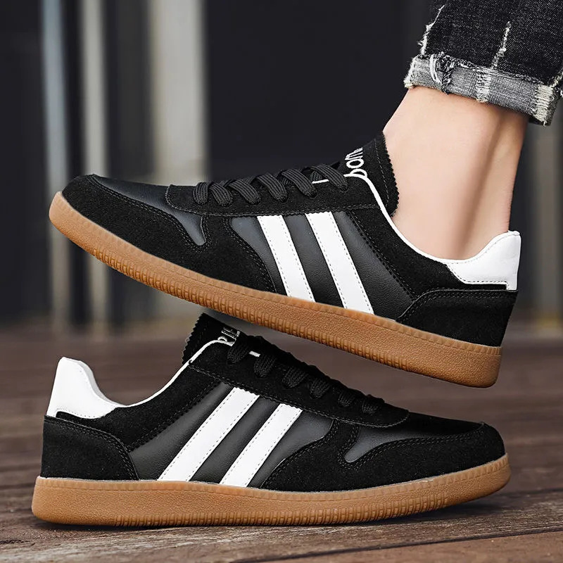 Zapatos de entrenamiento de tendencia retro hombre de verano hombre deportes ociosos zapatos de entrenamiento de piso plano zapatos blancos zapatos de skate transfronterizos
