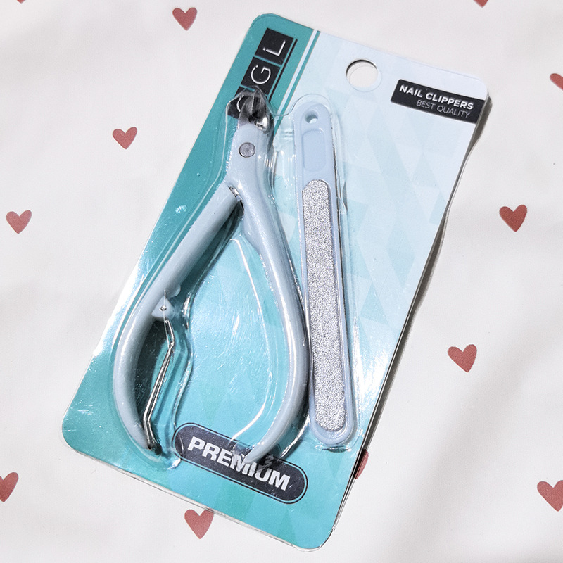 Dead skin removal scissors nail file suit convenient nail grinding thick hard nail clippers nail file manicure tools suit nail scissors