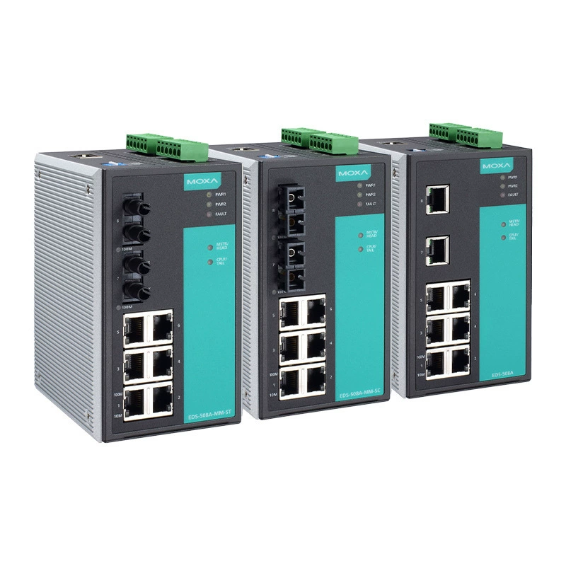 В наличии MOXA EDS-508A-MM-SC Новый оригинал, пятилетняя гарантия