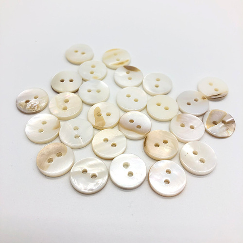 Pearl Mussel Button Natural Freshwater Pearl Pink Button Purple River Shell Shirt Button White Mother-of-Pearl Button